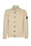 STONE ISLAND STONE ISLAND HIGH NECK KNITTED CARDIGAN