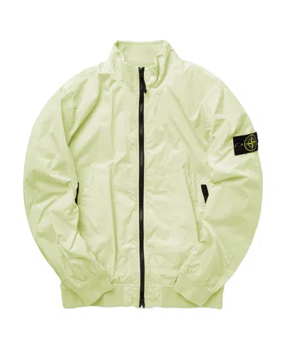 Stone Island High-neck Lightweight Jacket In Green