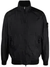 Stone Island High-neck Lightweight Jacket In Schwarz