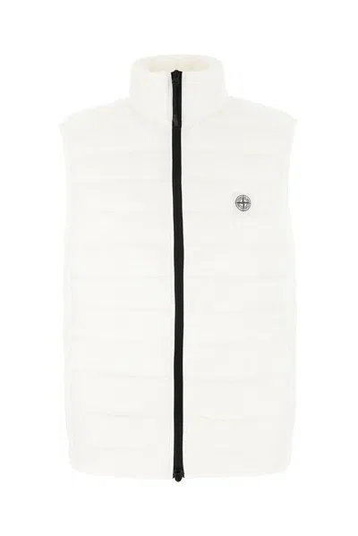 STONE ISLAND HIGH NECK QUILTED GILET