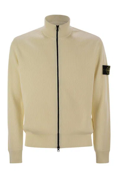 Stone Island Cardigan In Neutral