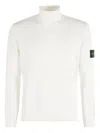 Stone Island High-neck Sweater In White