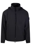 Stone Island High-neck Zipped Jacket In Antracite