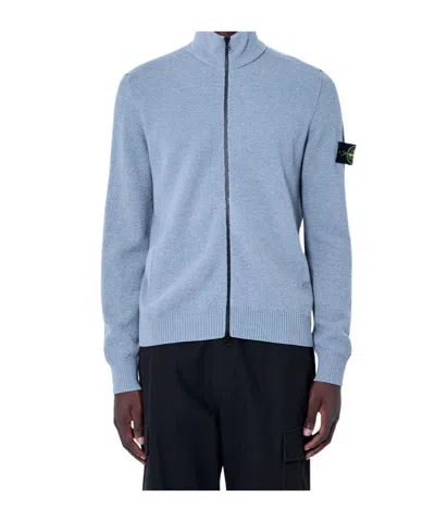 Stone Island High-neck Cardigan In Multi