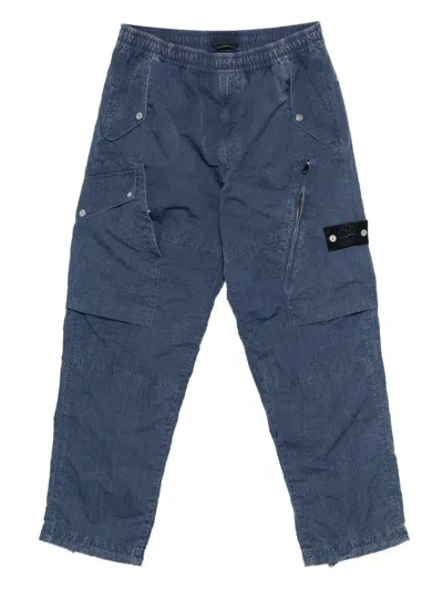 STONE ISLAND HOLLOW GARMENT-DRYED CARGO TROUSERS