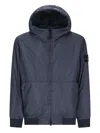 Stone Island Crinkle Reps Ny Light Puffer Jacket In Blue