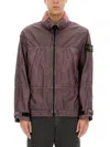 Stone Island Zip-up Casual Jacket In Pink