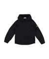 Stone Island Hooded Jacket In Black