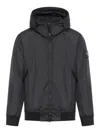 Stone Island Padded Jacket With Drip-proof And Wind-resistant In Black