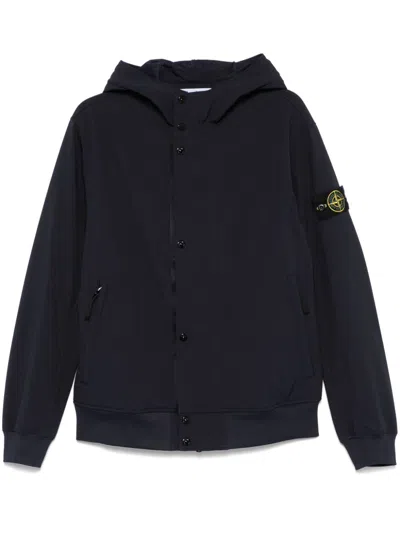 Stone Island Hooded Jacket In Multicolor