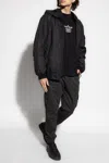 Stone Island Technical Fabric Hooded Jacket In Black