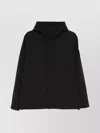 Stone Island Hooded Jacket Hand Pockets In Blue