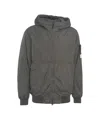 Stone Island Modern Lightweight Giacconi Jacket With Functional Design In Gray
