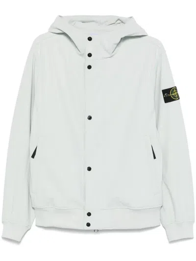 STONE ISLAND STONE ISLAND HOODED JACKET LIGHT SOFT SHELL-R_E.DYE® TECHNOLOGY RECYCLED POLYESTER