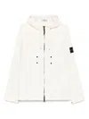 Stone Island Hooded Parka In Beige