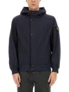 Stone Island Blue Light Soft Shell-r E. Dye Technology Jacket