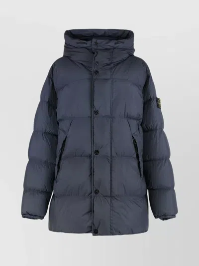 STONE ISLAND HOODED NYLON PADDED PARKA