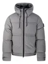 Stone Island Puffer In Grey Polyamide In Gray