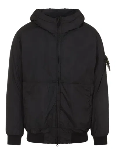 Stone Island Garment Dyed Crinkle Jacket 40823 Navy In Blue