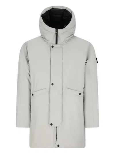 STONE ISLAND HOODED PARKA COAT