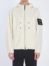 Stone Island Hooded Parka In White