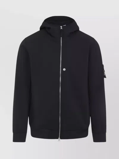 STONE ISLAND HOODED POLYESTER BLEND OUTERWEAR