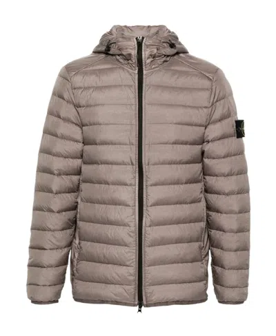 STONE ISLAND STONE ISLAND HOODED QUILTED PUFFER JACKET