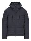 Stone Island Seamless And Anti-drop Hooded Down Jacket Clothing In Black