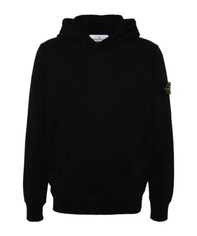 STONE ISLAND STONE ISLAND COMPASS PATCH DRAWSTRING HOODIE
