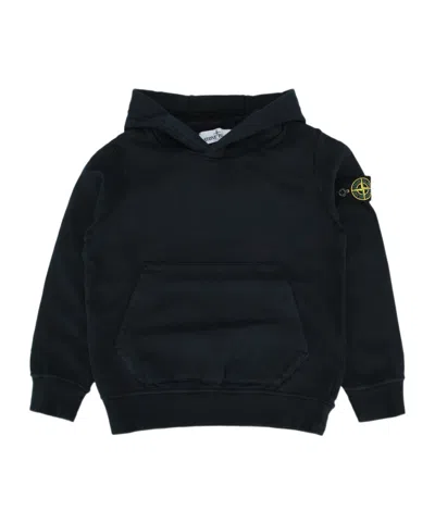 STONE ISLAND HOODED SWEATSHIRT