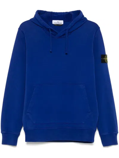 STONE ISLAND STONE ISLAND HOODED SWEATSHIRT ORGANIC COTTON FLEECE