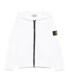 Stone Island Hooded Sweatshirt In White