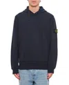 Stone Island Hooded Sweatshirt With Kangaroo Pocketlogo Patch