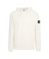 Stone Island Hooded Sweatshirt With Logo In White