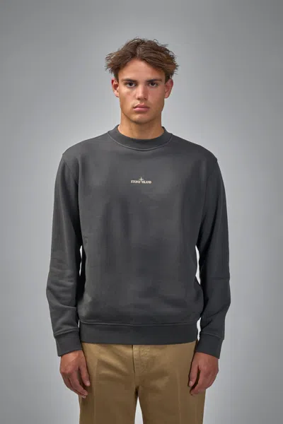 STONE ISLAND HOODED SWEATSHIRT WITH POUCH POCKET