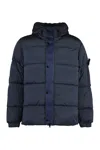 Stone Island Recycled Fabric Quilted Down Jacket With Hood