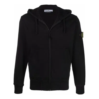 Stone Island Hooded Track Jacket 'black'
