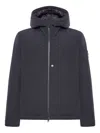 Stone Island Padded Jacket With Hood And Drip-proof In Black
