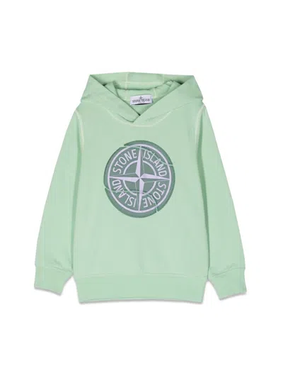 Stone Island Hoodie In Green