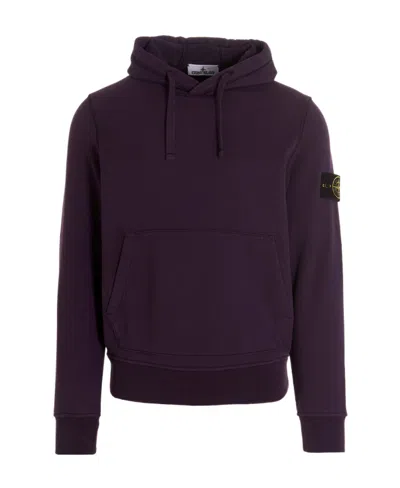 Stone Island Hoodie In Blue