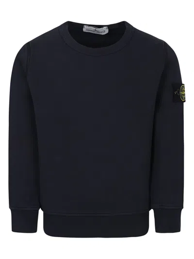 Stone Island Hoodie  Junior In Blue
