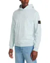 Stone Island Hooded Sweatshirt With Slub Effect