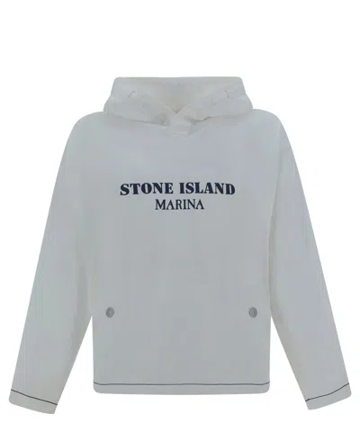 Stone Island Hoodie In White
