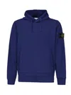 Stone Island Hoodie With Drawstring Hood And Pockets In Blue