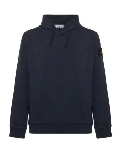 STONE ISLAND HOODIE WITH LOGO