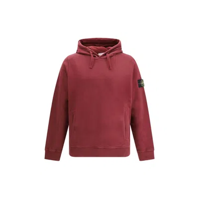STONE ISLAND HOODIE WITH LOGO COMPASS