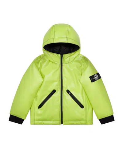 Stone Island Kids' Ice Jacket Juniors In Green