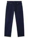 Stone Island Indigo Denim-rinsed Jeans In Blue