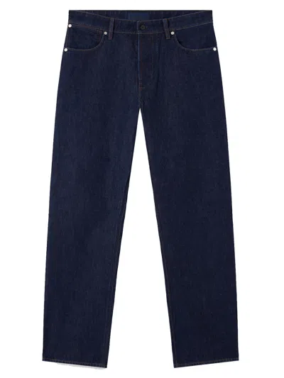 Stone Island Indigo Denim-rinsed Jeans In Blue