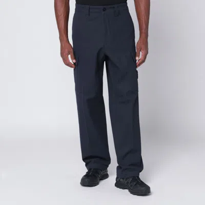 Stone Island Ink-coloured Cargo Pants In Blue